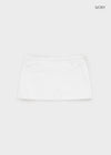 Romton Low Waist Mini Skirt Pants