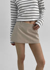 Romton Low Waist Mini Skirt Pants