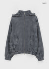 [MADE] Cocoti Check Hooded Jumper