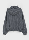 [MADE] Cocoti Check Hooded Jumper