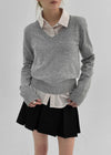 Seutabteu V-neck Knit