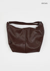 Sakiin Loose Leather Big Shoulder Bag