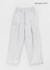 (UNISEX) Trong Pintuck Wide String Pants