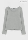 [MADE] Padel Rouge Fit U-neck Long Sleeve T-shirt