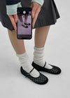 Roshel Dot See Through Flat Shoes