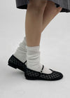 Roshel Dot See Through Flat Shoes