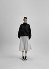 (UNISEX) Hugging Pintuck Bermuda Banding Pants