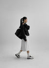 (UNISEX) Hugging Pintuck Bermuda Banding Pants