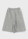 (UNISEX) Hugging Pintuck Bermuda Banding Pants