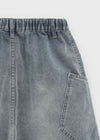 (UNISEX) Kolgen Pocket Balloon Denim Pants