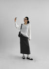 Rumpoin Loose Fit V-neck Knit
