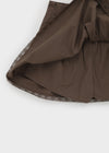Sendober Cotton Punching Flare Mini Skirt Pants