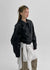 Humusing Crack Leather Jumper