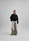 Humusing Crack Leather Jumper
