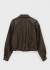 Humusing Crack Leather Jumper