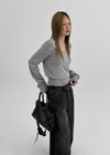 Cadillac U-Nenk Semi Crop Knit