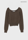 Cadillac U-Nenk Semi Crop Knit