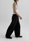Longnut Semi Balloon Wide Cotton Pants