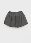 Treekeum Balloon Check Mini Skirt
