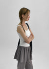 Doelt Henry Neck Lace Sleeveless (Built-in Cap)