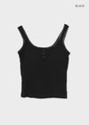 Doelt Henry Neck Lace Sleeveless (Built-in Cap)