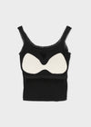 Doelt Henry Neck Lace Sleeveless (Built-in Cap)