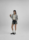 [MADE] Dobil Stripe Denim Miniskirt