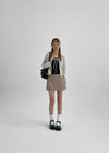 Sseulita Check Mini Skirt