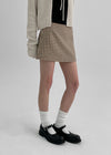 Sseulita Check Mini Skirt