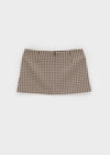 Sseulita Check Mini Skirt