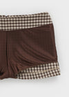 Sseulita Check Mini Skirt