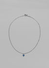 (SILVER 925) Nerit Heart Stone Necklace