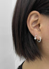 (SILVER 925) Ludiang Foil Ring Earring
