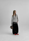 Longnut Semi Balloon Wide Cotton Pants