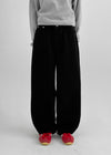 Longnut Semi Balloon Wide Cotton Pants