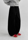 Longnut Semi Balloon Wide Cotton Pants
