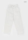 Longnut Semi Balloon Wide Cotton Pants