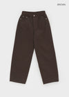 Longnut Semi Balloon Wide Cotton Pants