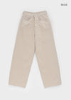 Longnut Semi Balloon Wide Cotton Pants