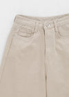 Longnut Semi Balloon Wide Cotton Pants