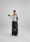 (UNISEX) Watkin Pintuck String Pants S/S ver.