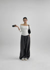 (UNISEX) Watkin Pintuck String Pants S/S ver.
