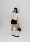 Eclon Strap Ribbon Flat Shoes