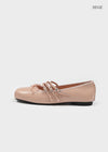 Eclon Strap Ribbon Flat Shoes