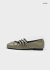 Eclon Strap Ribbon Flat Shoes