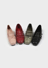 Eclon Strap Ribbon Flat Shoes