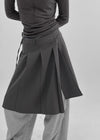 Hoscom Pleats Rab Midi Skirt