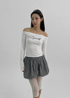 [MADE] Serini Off Shoulder Long Sleeve T-shirt