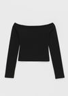 [MADE] Serini Off Shoulder Long Sleeve T-shirt