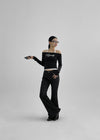 [MADE] Serini Off Shoulder Long Sleeve T-shirt